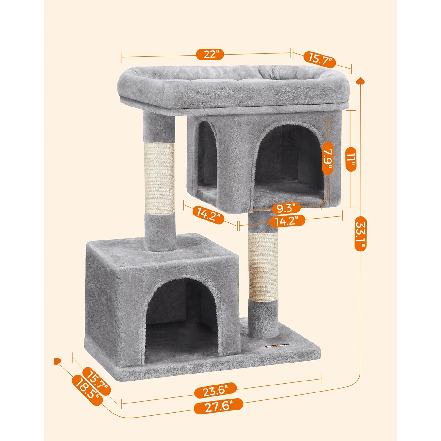 Feandrea 84cm Cat Tree