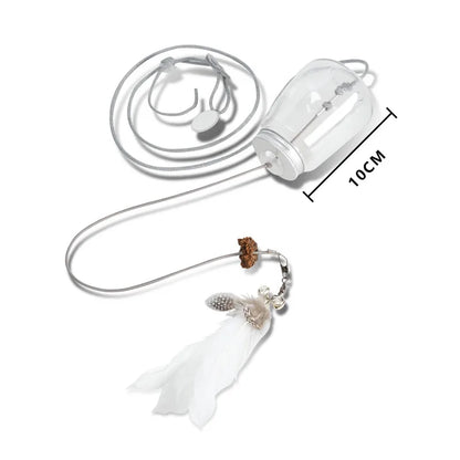 Catnip Feather Feeder Toy