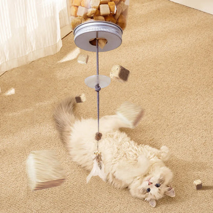 Catnip Feather Feeder Toy